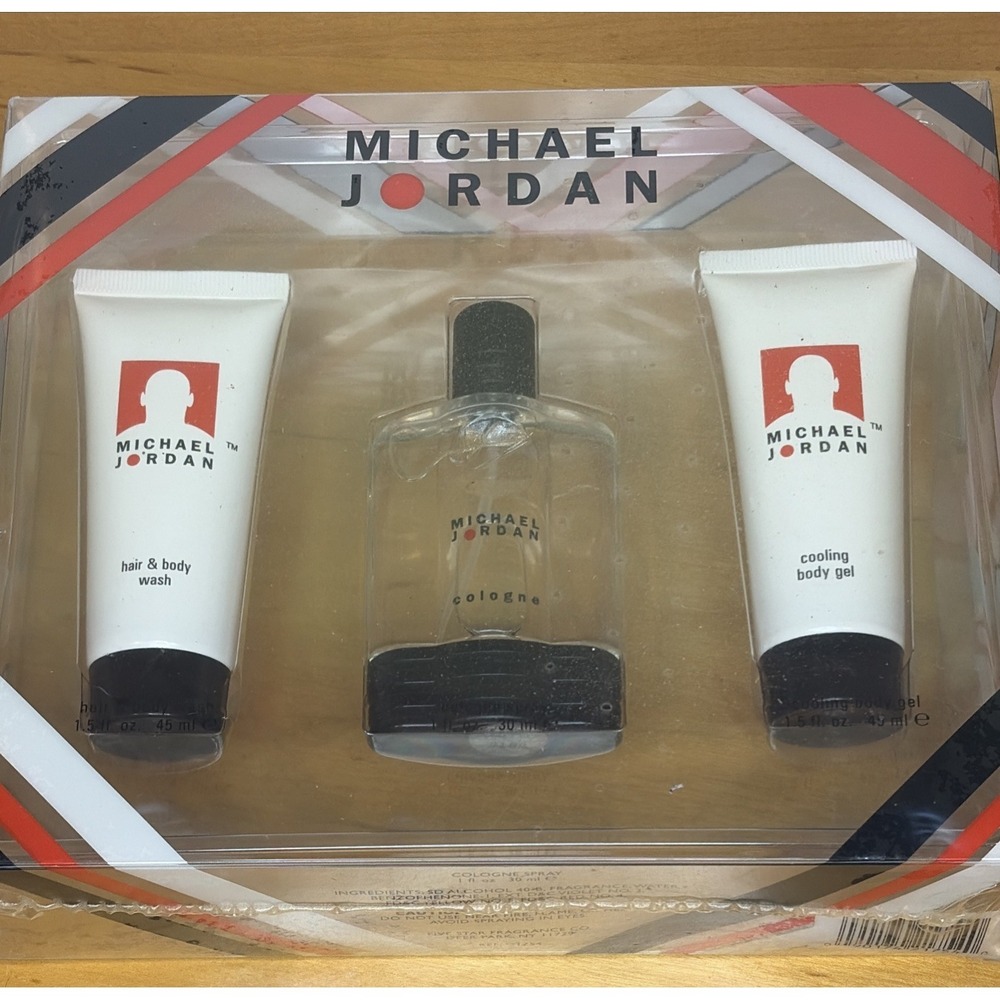 MICHAEL JORDAN BOXED COLOGNE GIFT SET NEW SEALED Vintage
